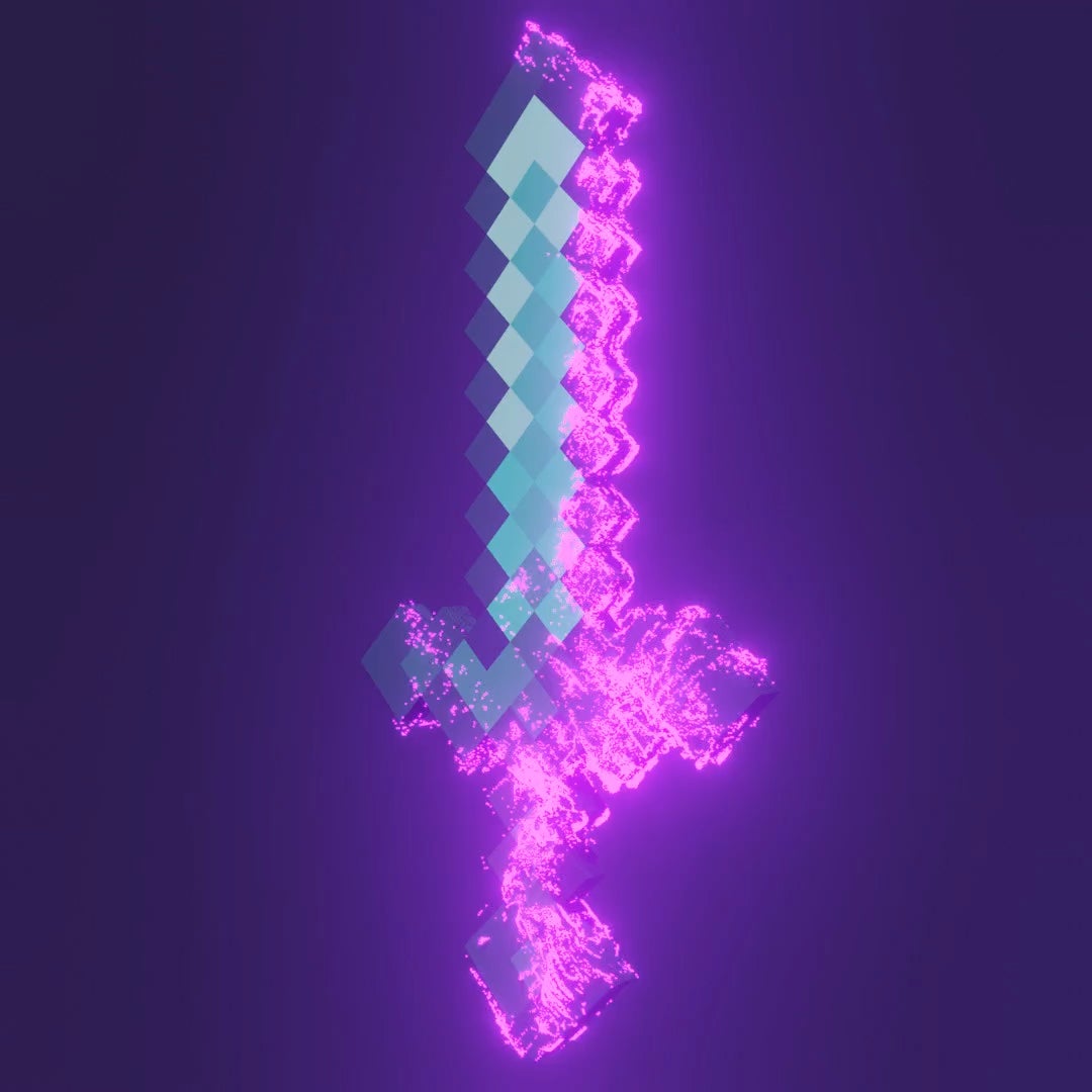 Enchanted Diamond Sword Minecraft Wallpapers Wallpaper Cave