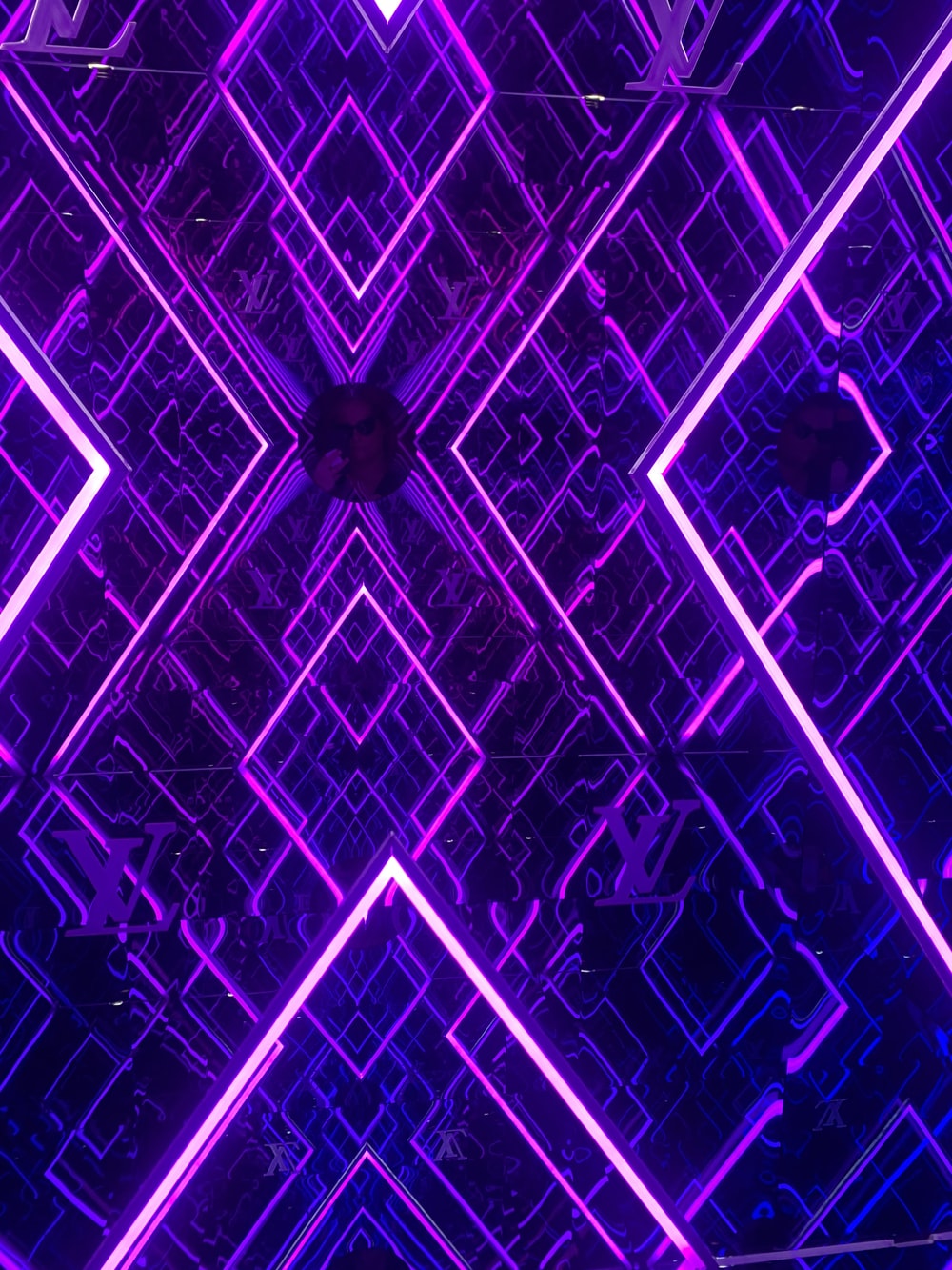 Violet fade, purple, blue, colorful, bright, neon, color, HD phone  wallpaper