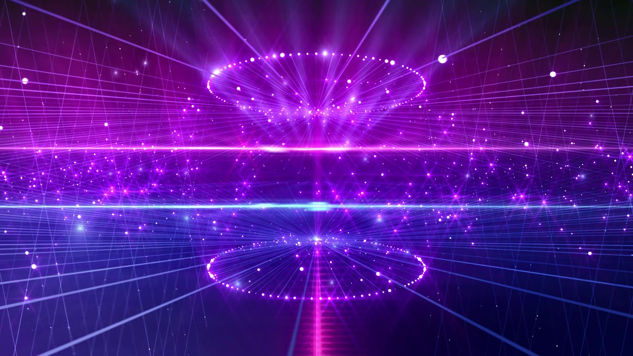 4K Purple Blue Stage Sparkling Moving Background Relaxing Stars Wallpaper