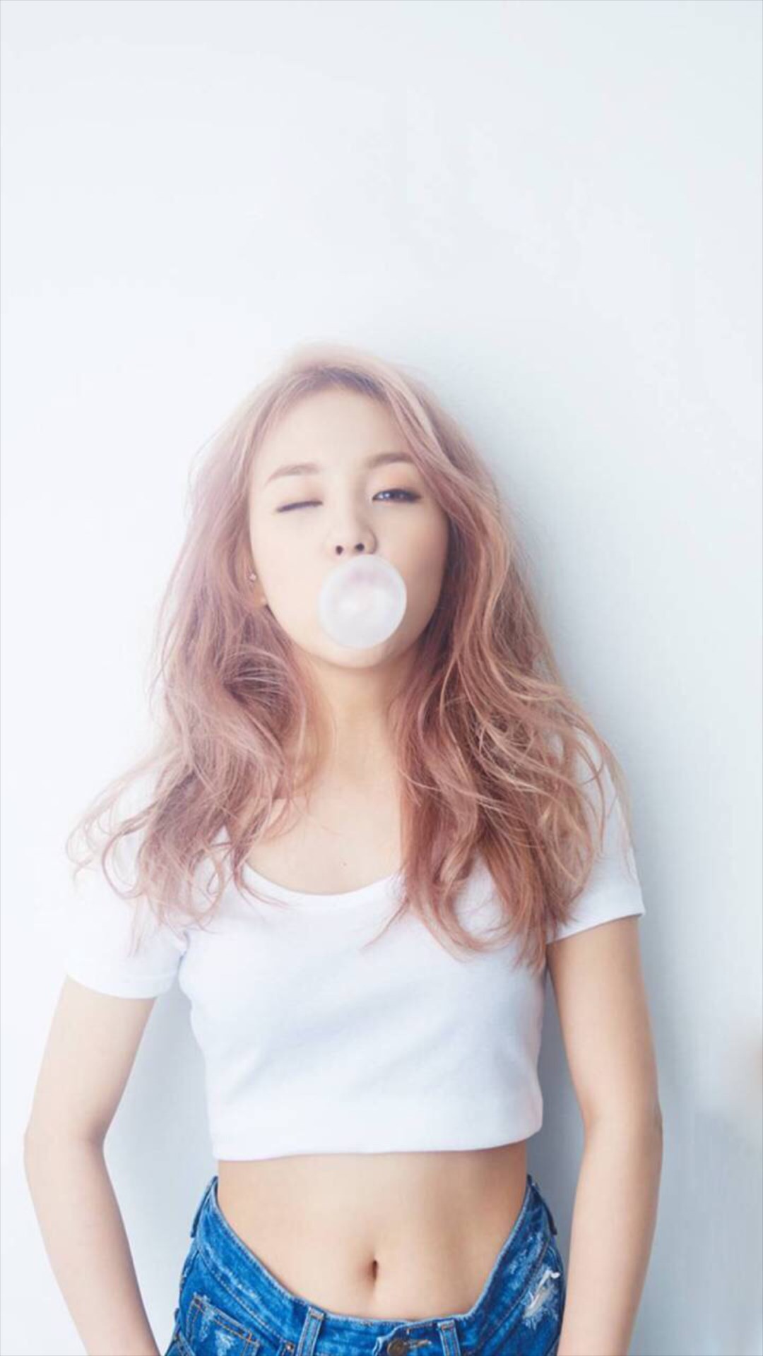 Blowing Bubbles Sweet Girl Baek A Yeon HD Wallpaper