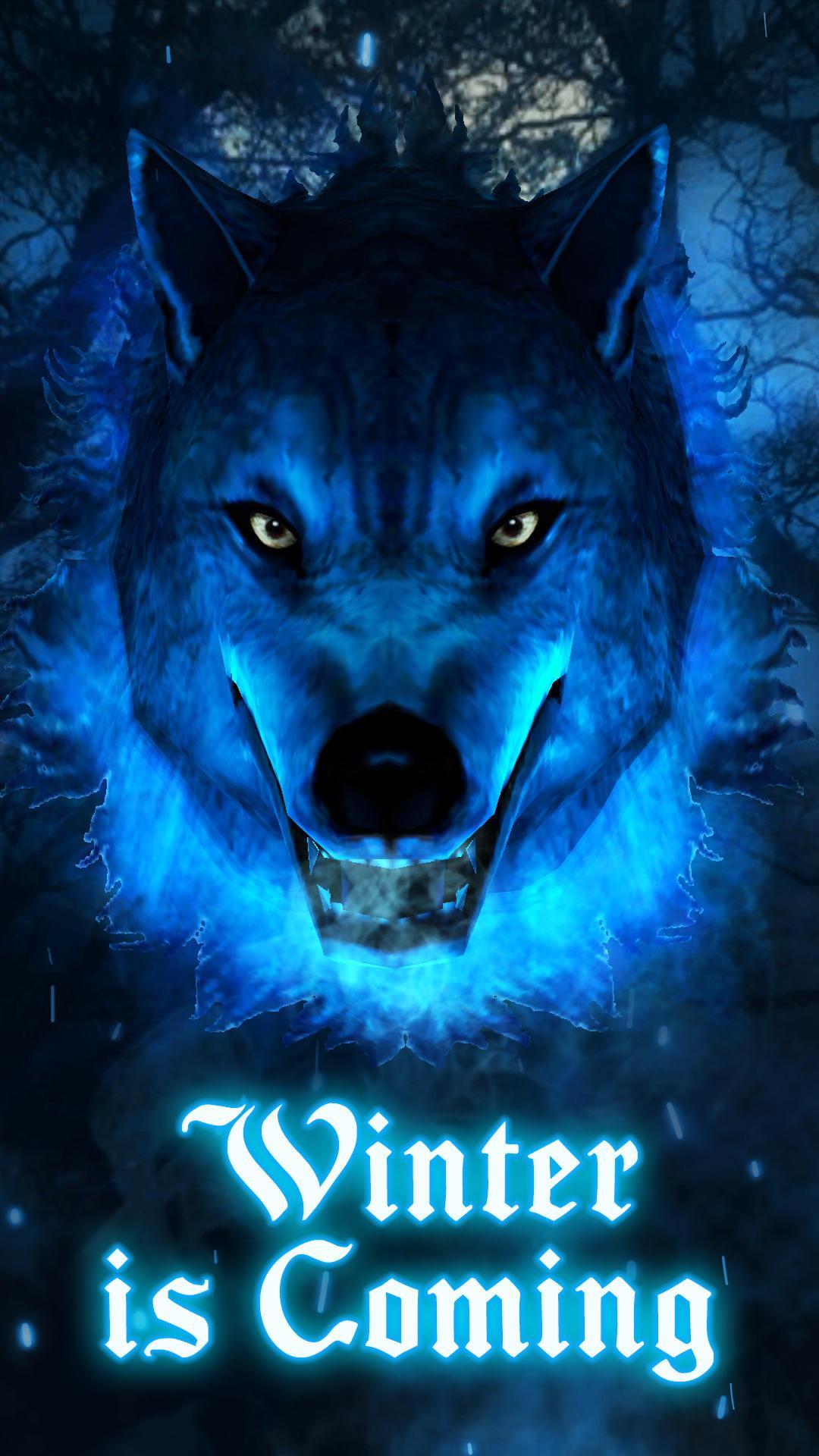 3D Ice Wolf Live Wallpaper for Android