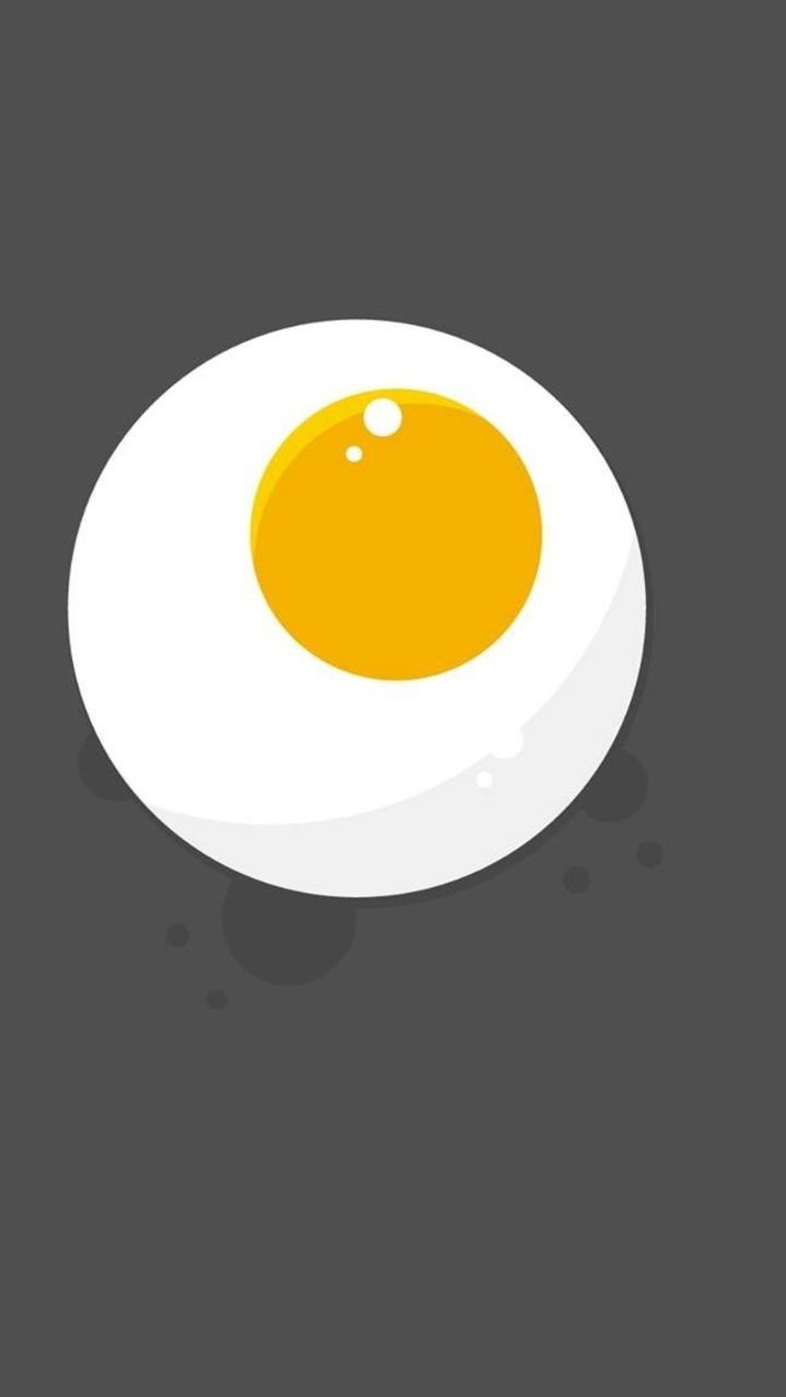 Fried Egg Minimal Wallpaper 720X1280. Minimal wallpaper, Minimalist wallpaper, Wallpaper downloads