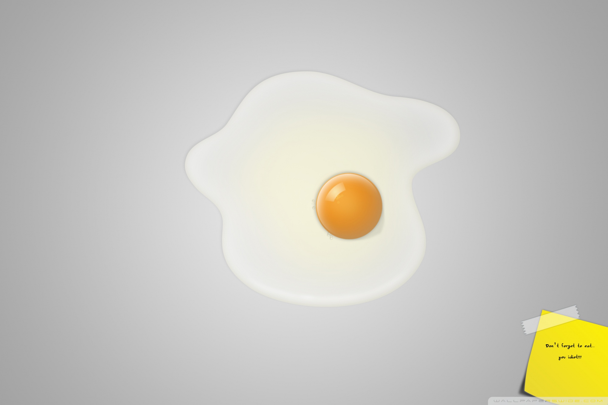Fried Egg Ultra HD Desktop Background Wallpaper for