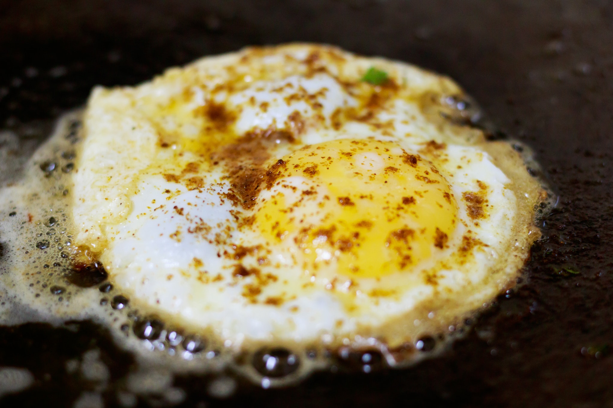Fried Egg With Seasonings · Free