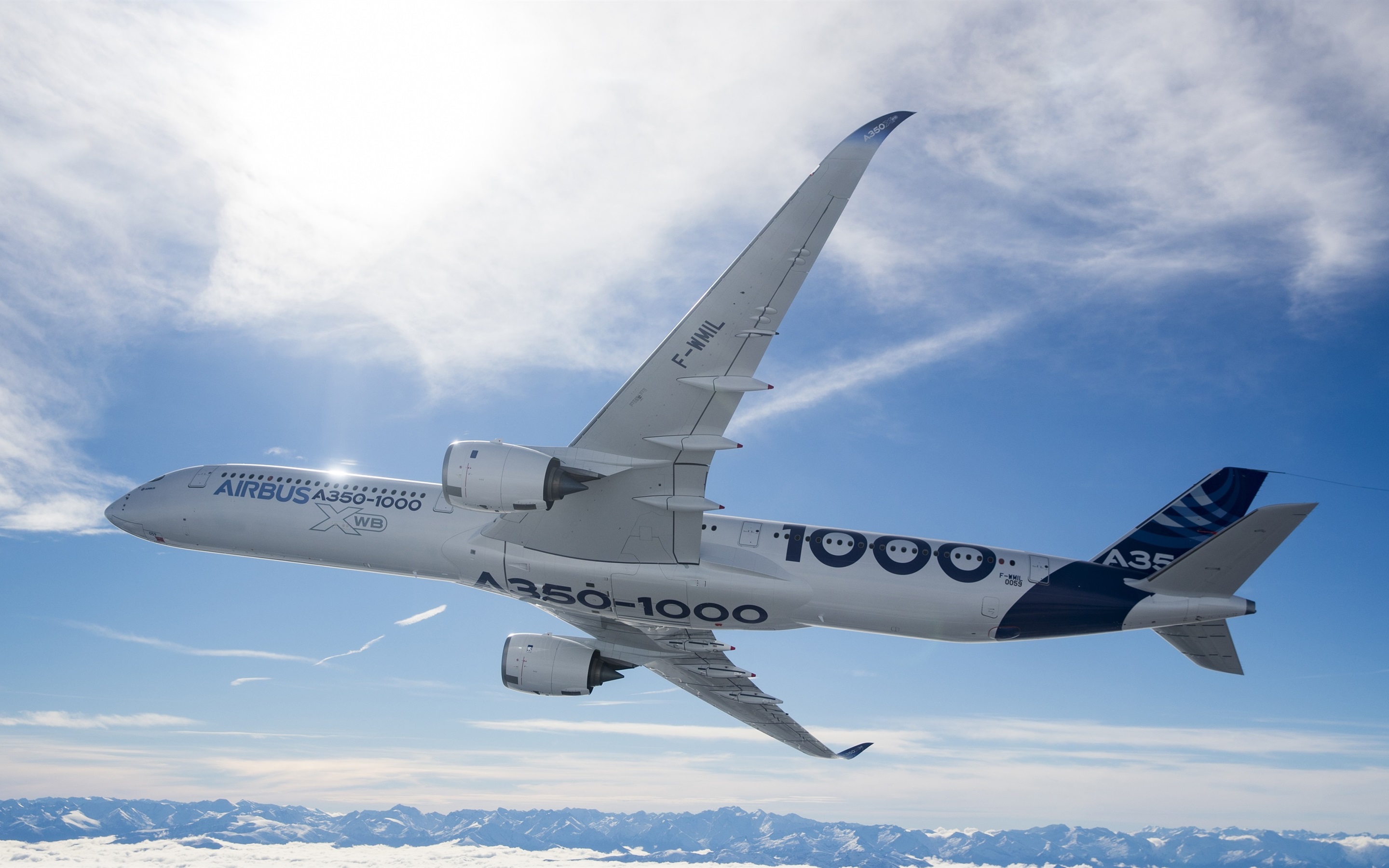 Wallpaper Airbus A350 1000 Plane 2880x1800 HD Picture, Image
