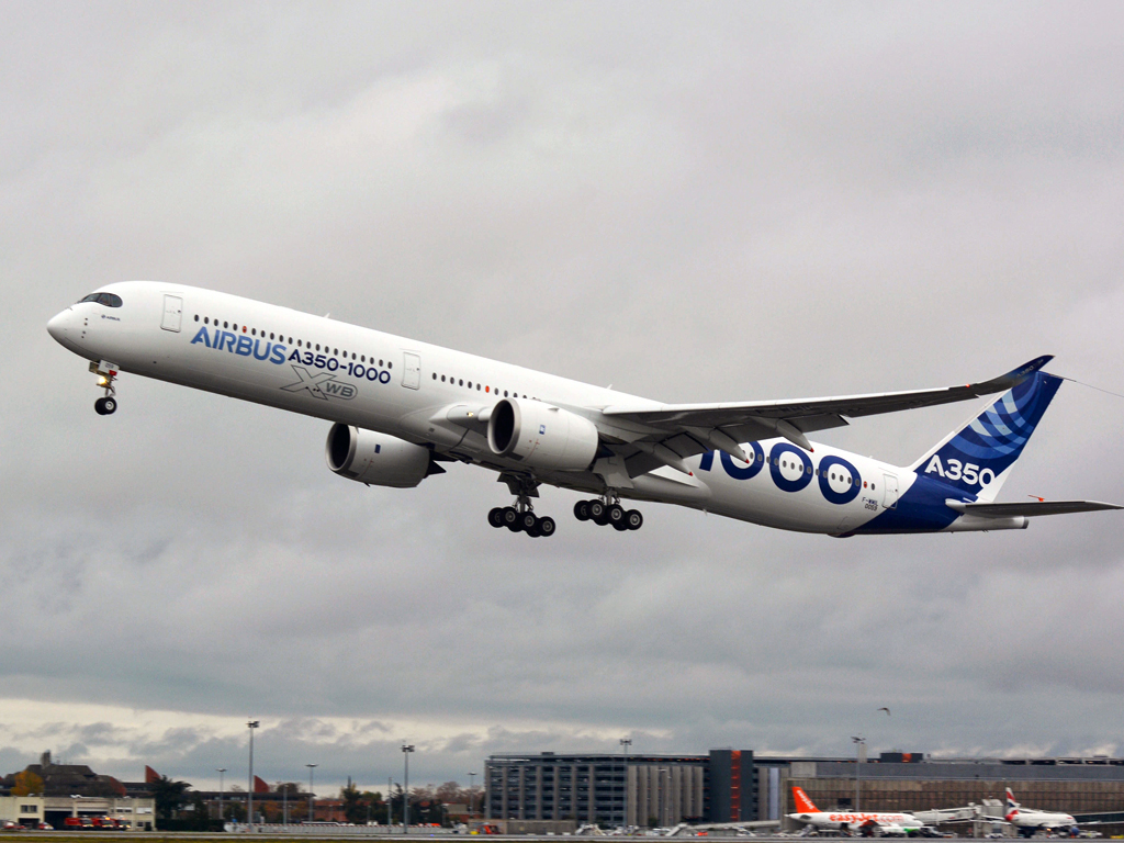 Airbus's New A350 1000 Takes To The Skies