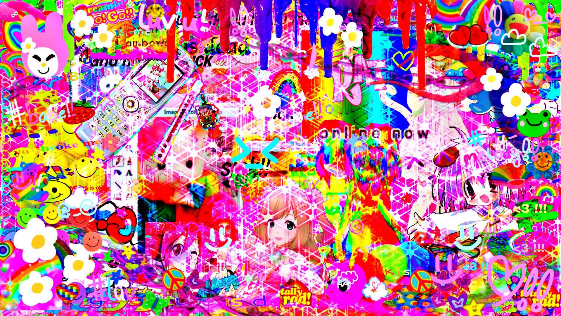 WEIRDCORE WALLPAPERS in 2022 Hippie painting Diy canvas art Art collage  wall Wallpaper Download  MOONAZ