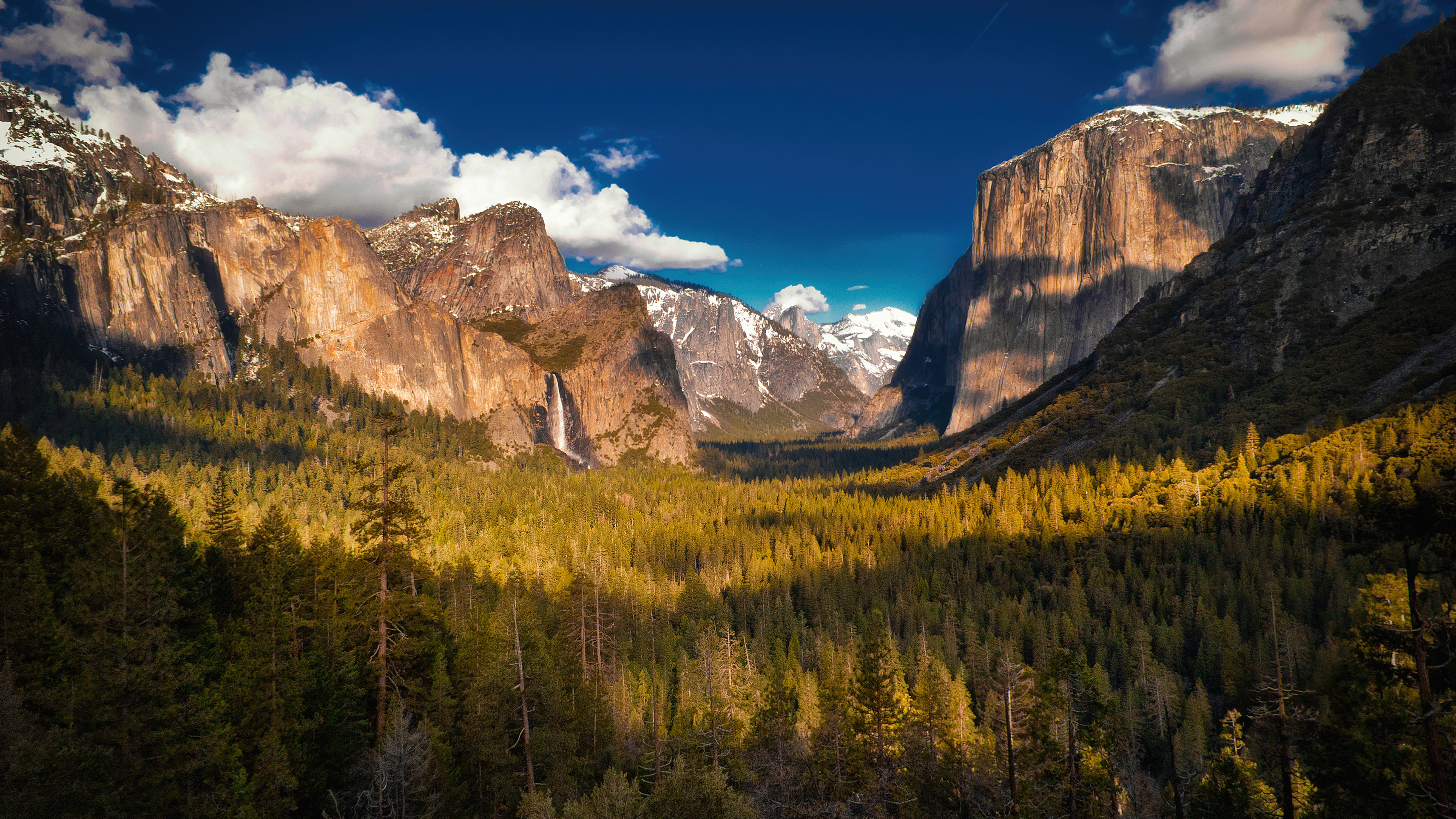 Yosemite Valley, Yosemite National Park, Landscape, Scenic, Clouds, Evening, Mountains, California, 4k Free deskk wallpaper, Ultra HD