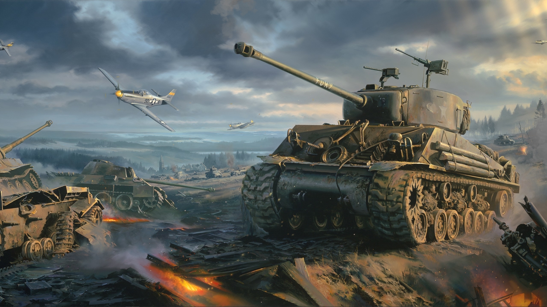 World War 2 Sherman M4A2E8 live wallpaper [DOWNLOAD FREE]