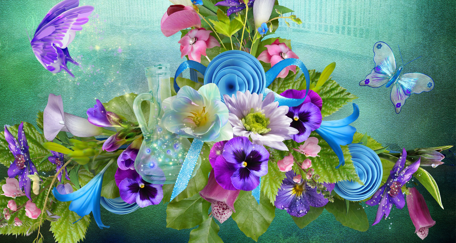 Spring Flower Design Wallpaper and Background Imagex1026