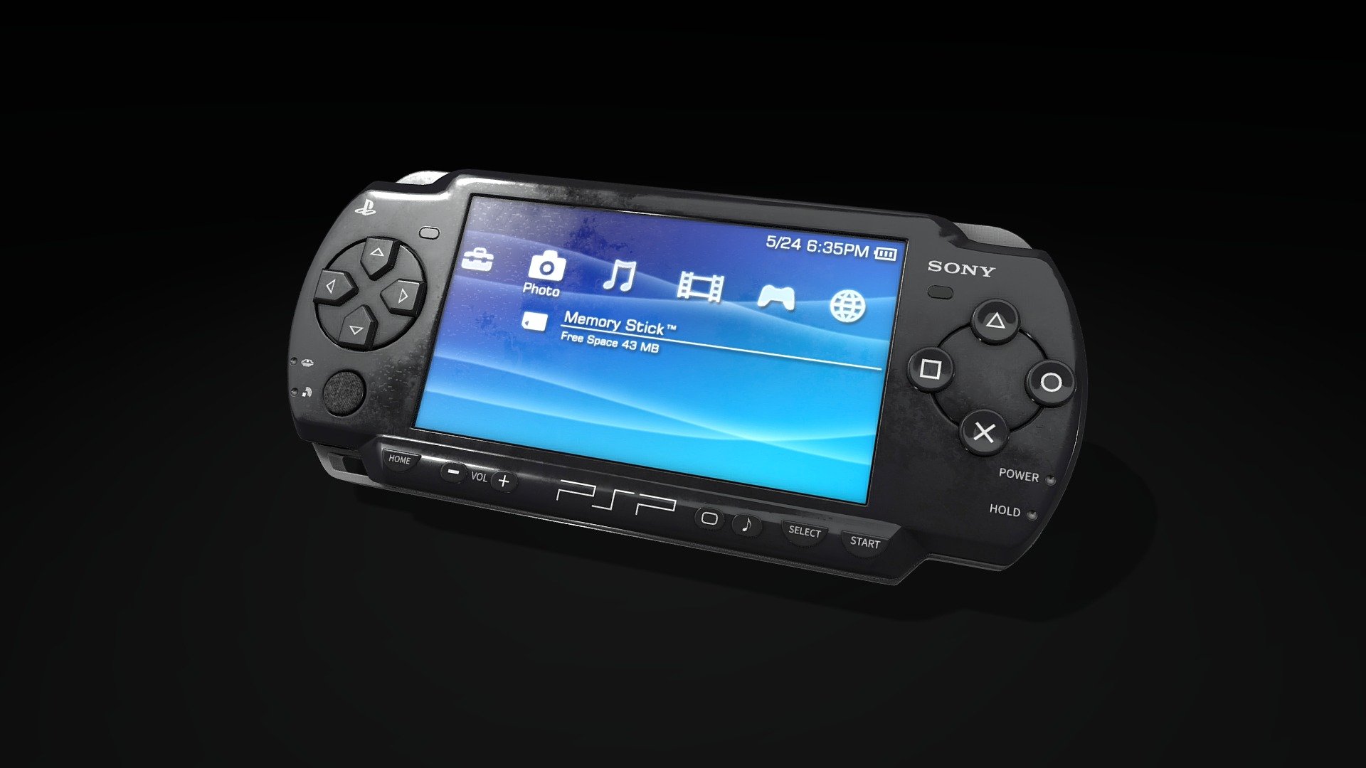 Sony PSP Free 3D model by Ilya Ostrovsky [dca89d1]