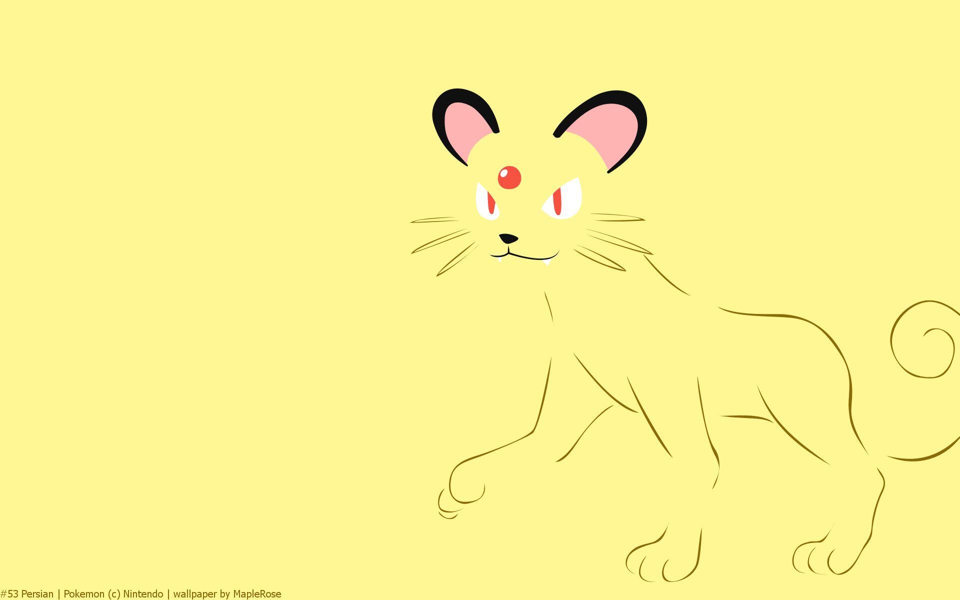 Persian Pokémon HD Wallpaper 2020