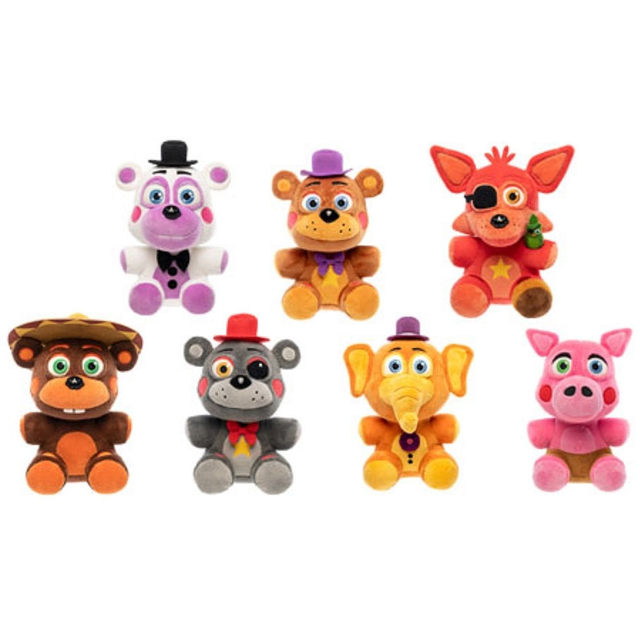 Funko Collectible Plushes Nights at Freddy's Pizza Sim OF 7 (Foxy, Lefty, Helpy +4)