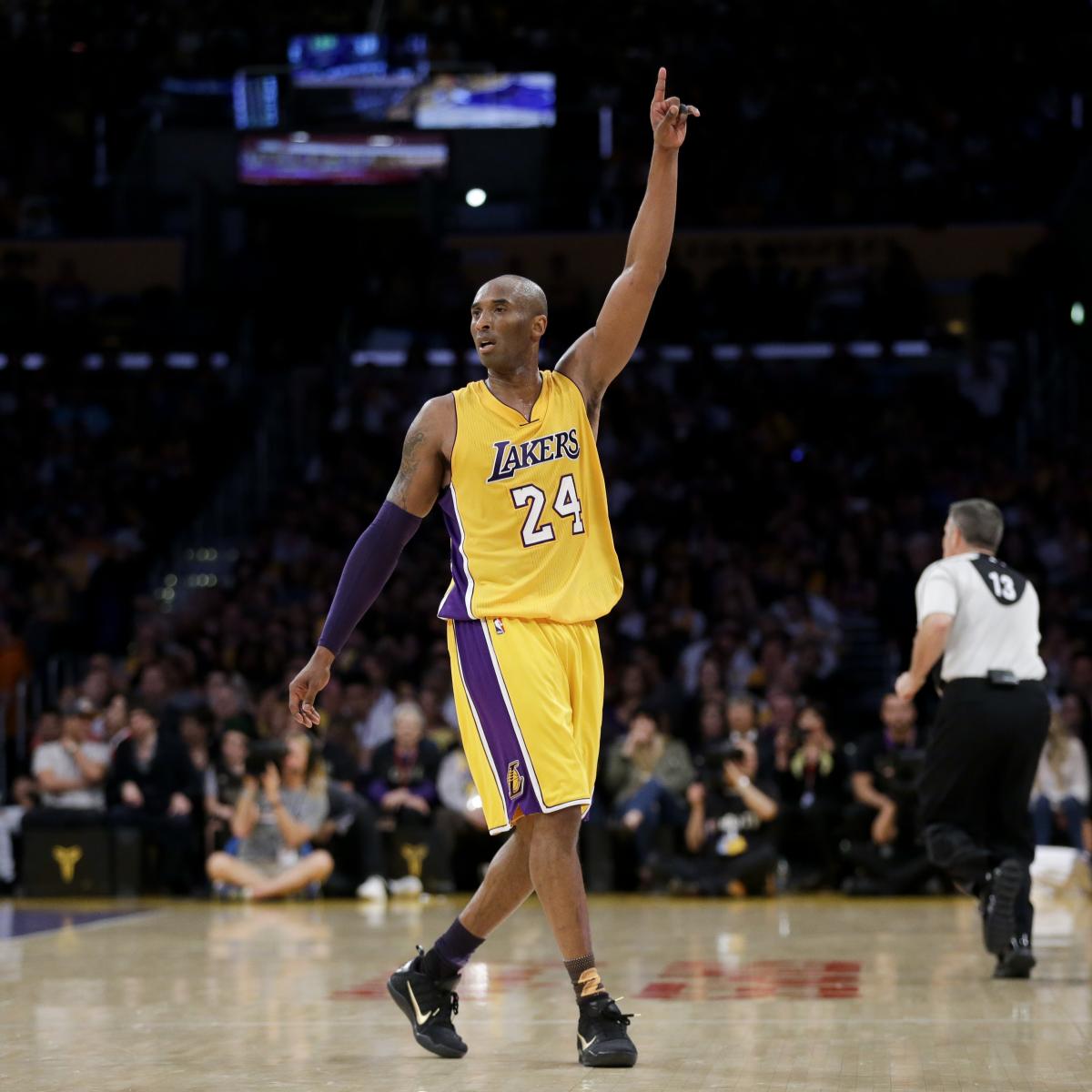 Kobe Bryant's Stats, Highlights and Reaction from Final NBA Game. Bleacher Report. Latest News, Videos and Highlights