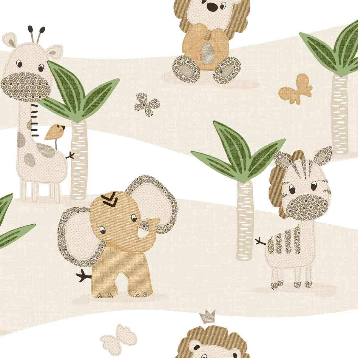 Baby Safari Wallpaper
