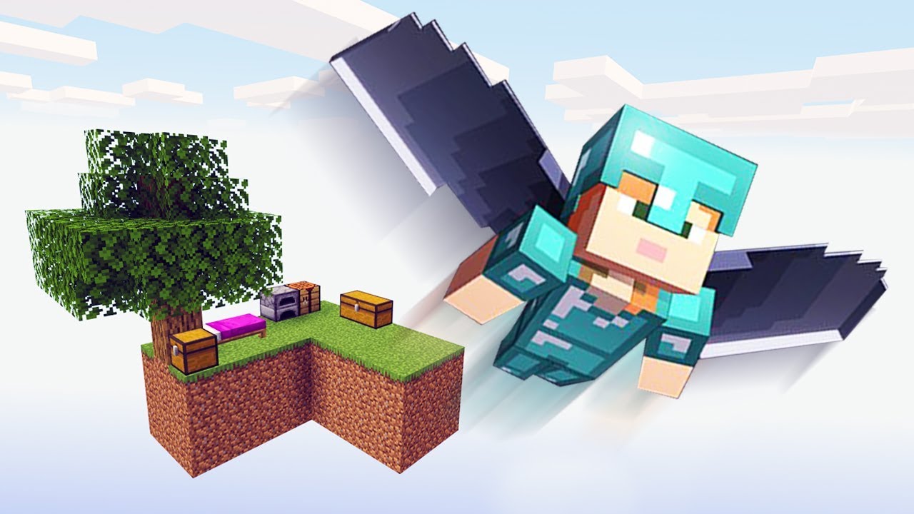 I FOUND ELYTRA. MINECRAFT. SKYBLOCK