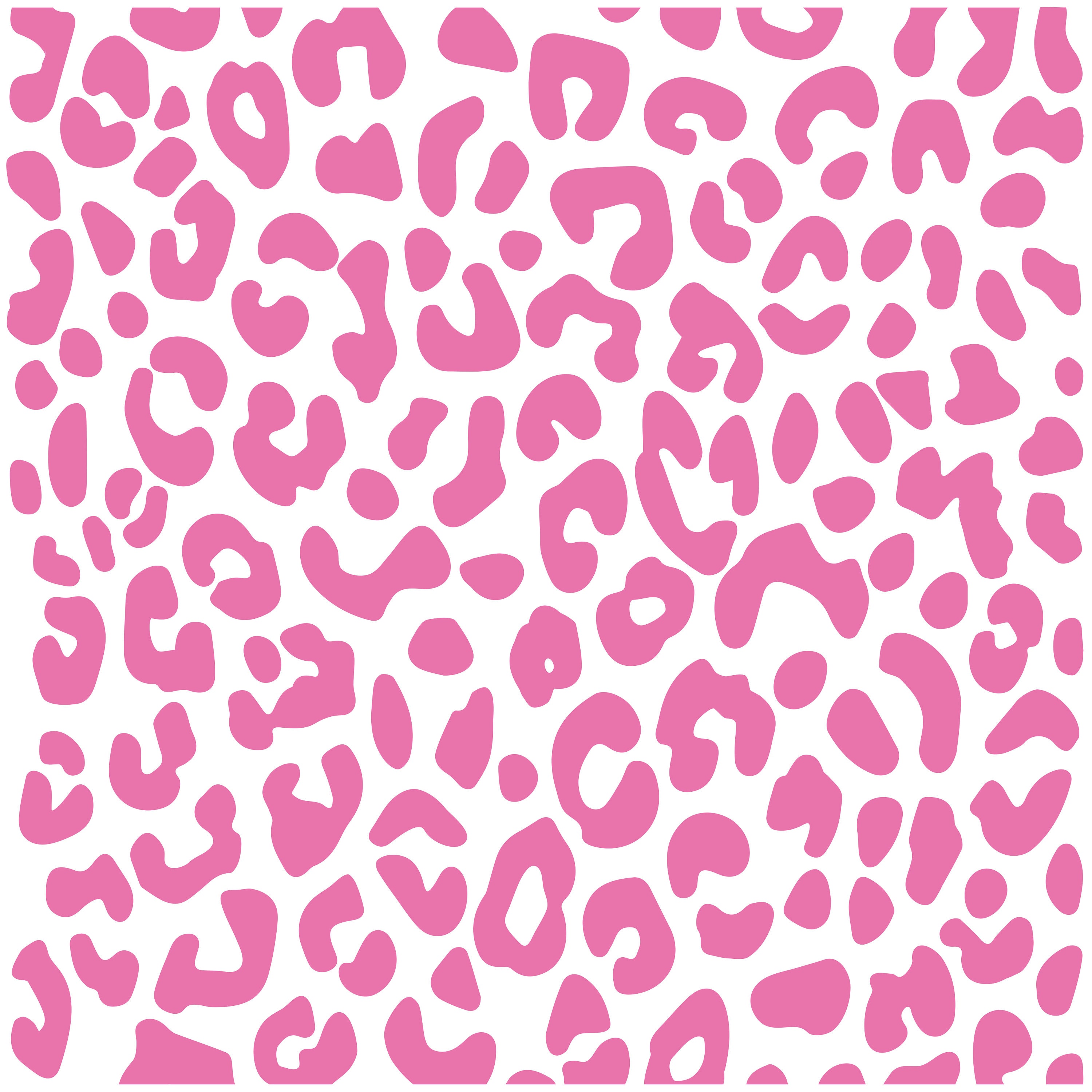 Leopard Cheetah Print Background Cut File .SVG .DXF .PNG .pdf