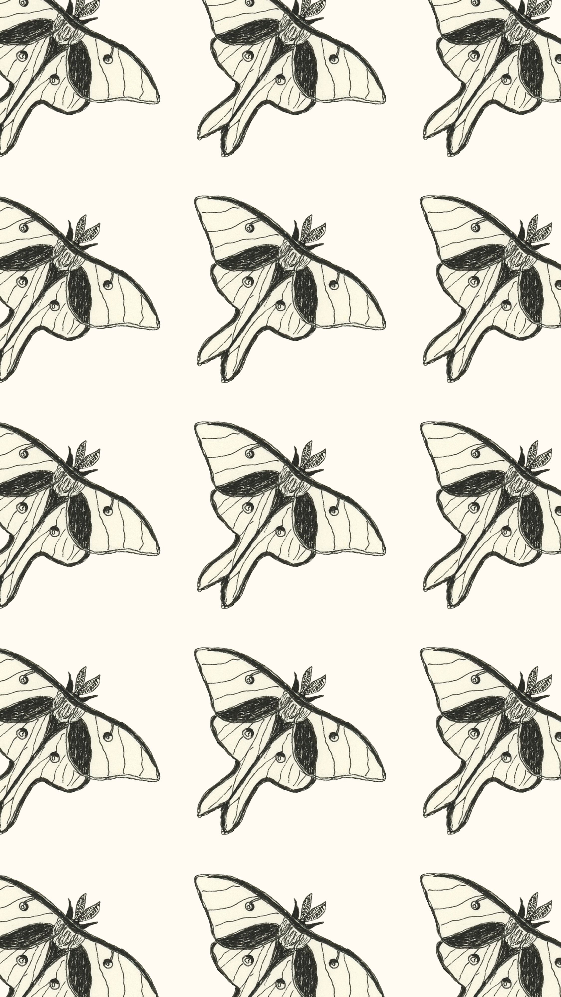 Luna Moth Pattern for your Phone Background