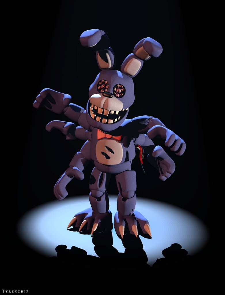 Adventure Corrupted Bonnie by Tyrexchip. Fnaf drawings, Fnaf characters, Fnaf wallpaper