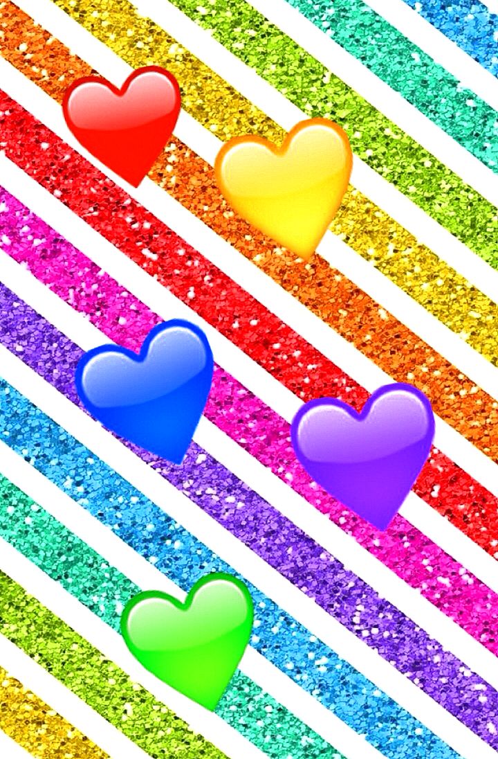 ♥ Colors of the Rainbow. Heart wallpaper, Valentines wallpaper, Love wallpaper