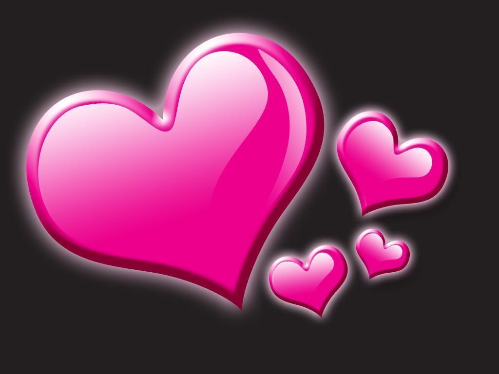 Rainbow Love Hearts Wallpaper