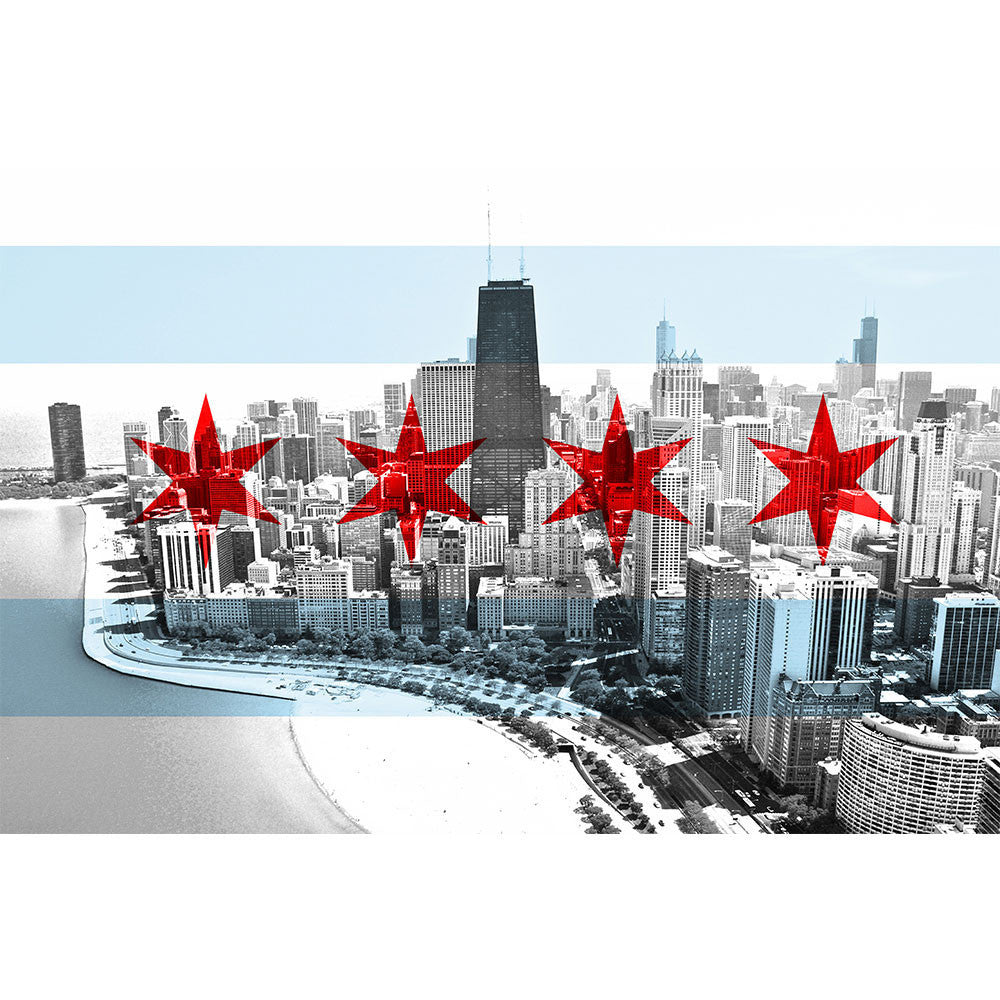 3d flag of the chicago hires stock photography and images  Alamy