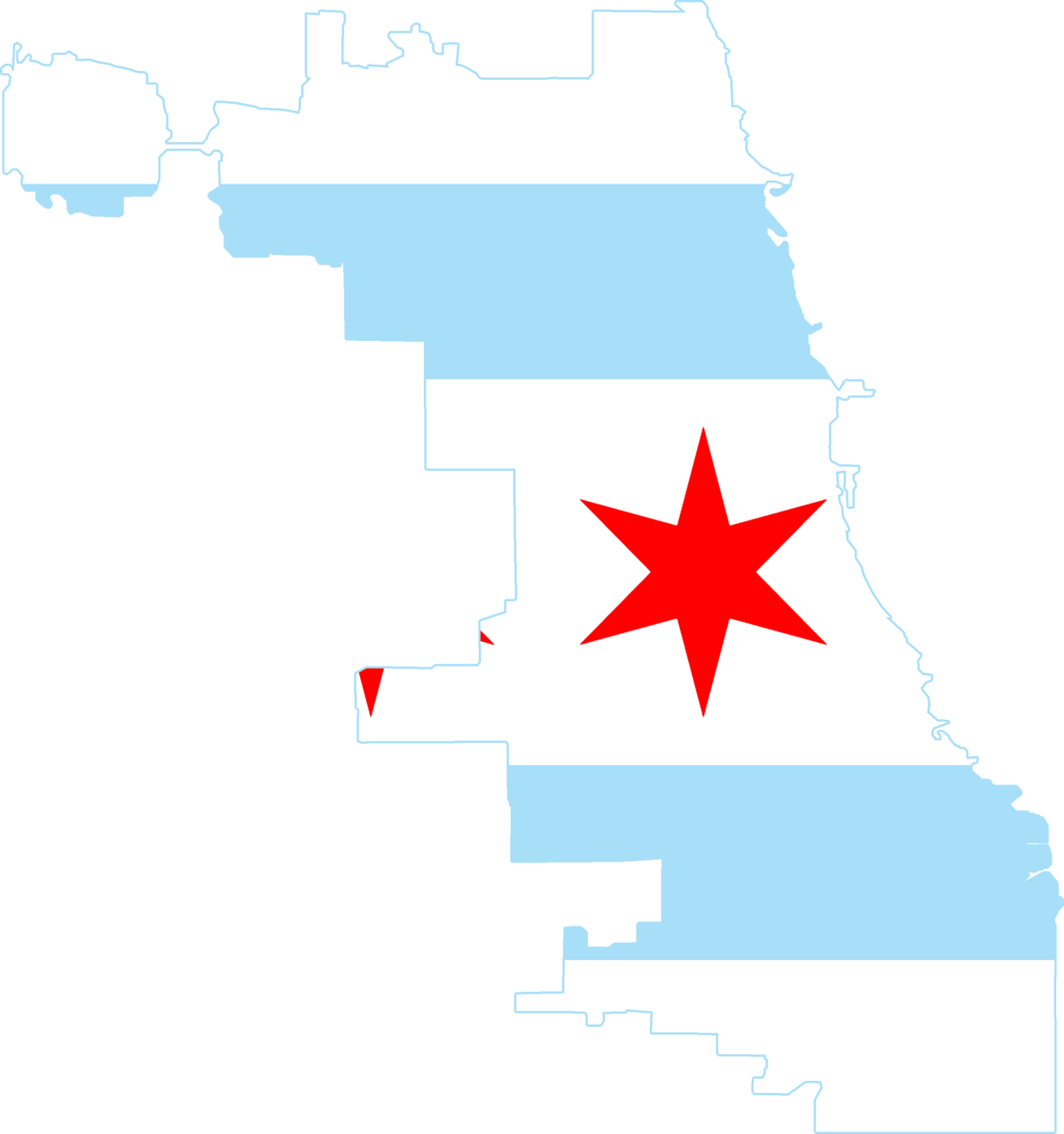 Flag map of Chicago.png