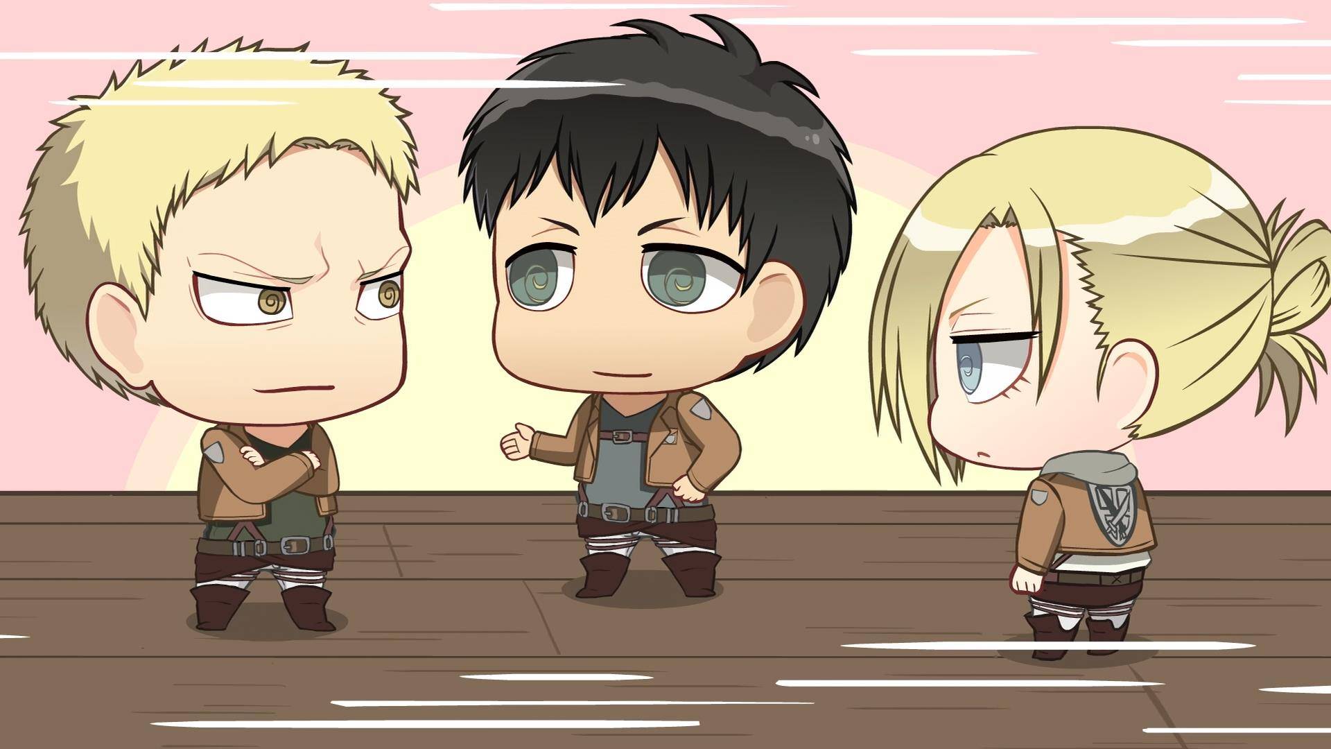 Free download eren annie and reiner Attack on Titan Wallpaper [1920x1080] for your Desktop, Mobile & Tablet. Explore Attack on Titan Annie Wallpaper. Attack on Titans Wallpaper, Attack on