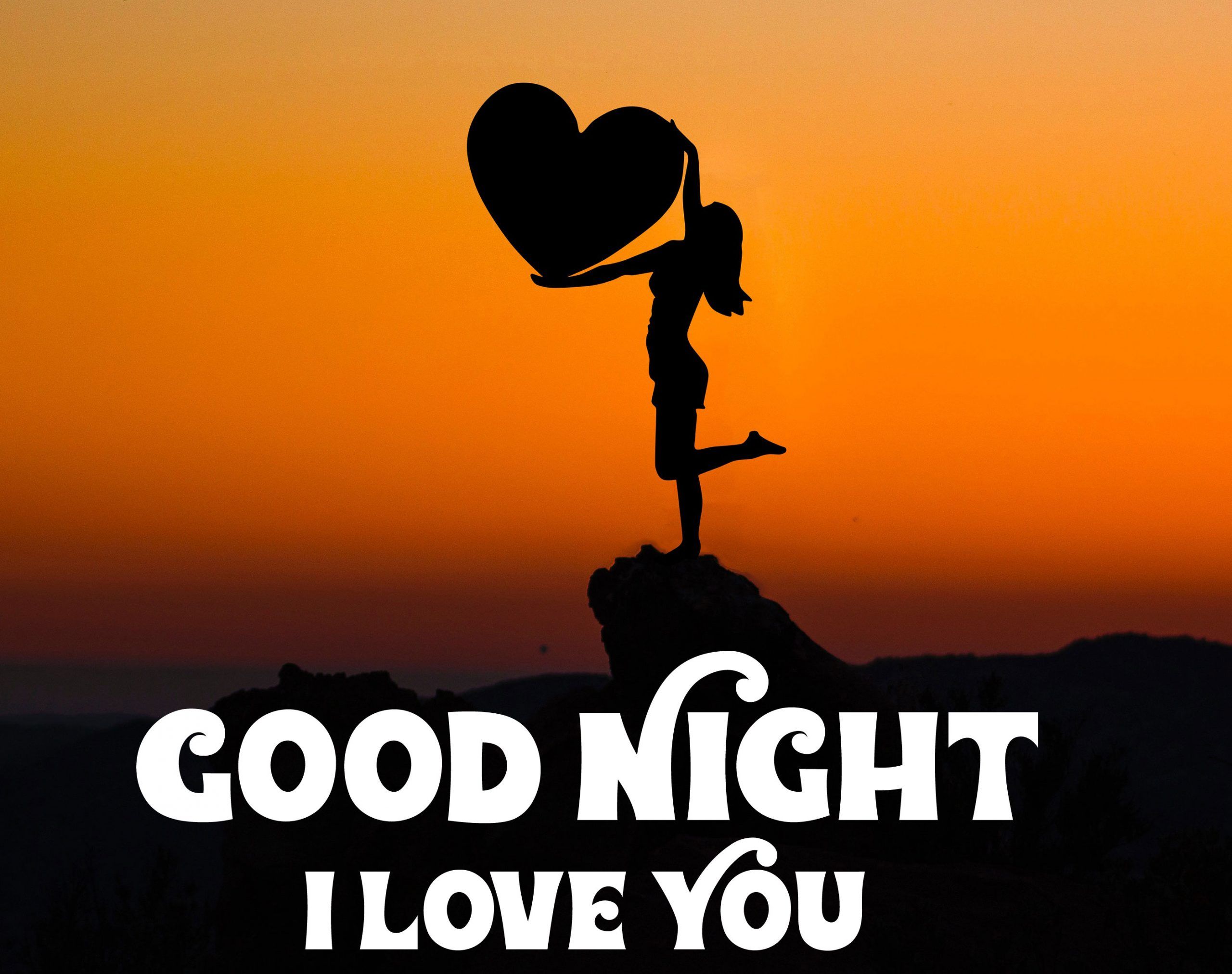 love heart sunset Good Night I Love You photo HD. Good night i love you, I love you image, Love you image