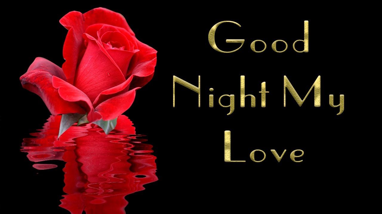 Good Night My Love. Love messages and phrases with roses. Romantic good night messages, Good night love messages, Good night messages