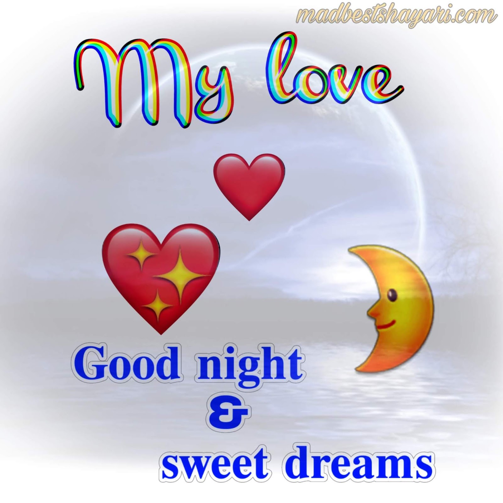 Cute Good Night Image With Love Good Night Love Image HD HD Wallpaper