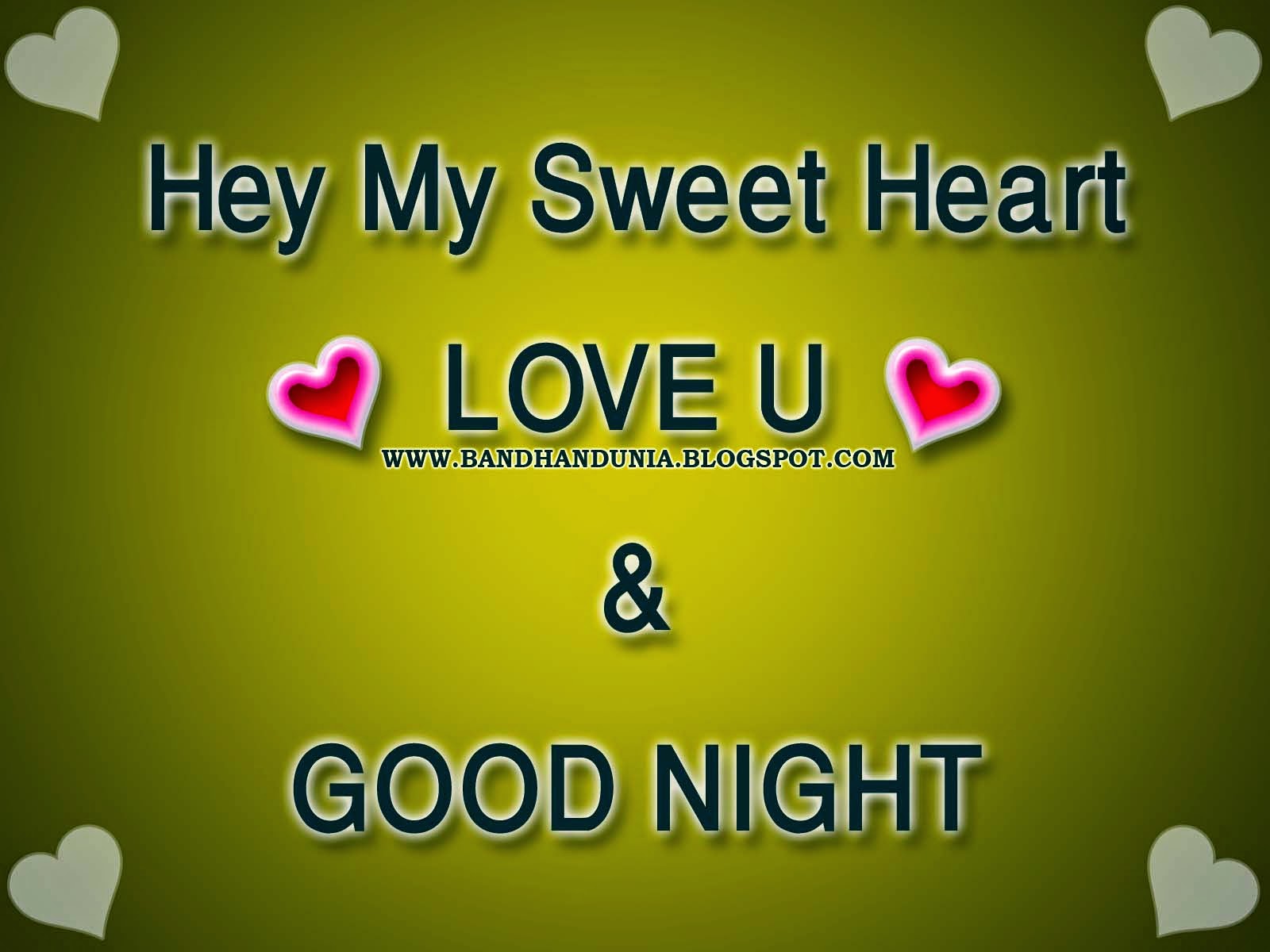 Good Night N Love U Wallpaper & Background Download