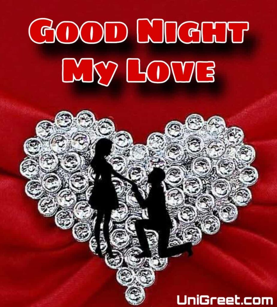 New Romantic Good Night Love Image For Girlfriend & Wife