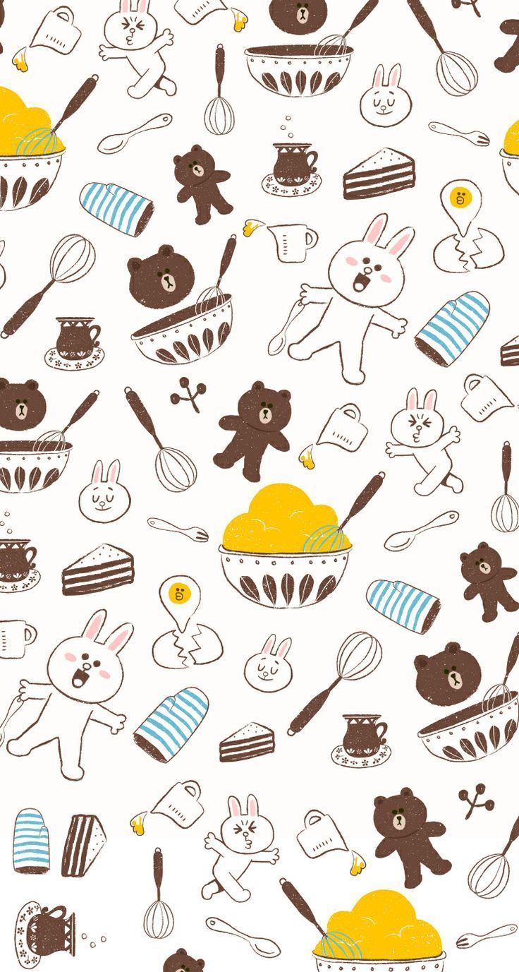 Line Brown Wallpaper