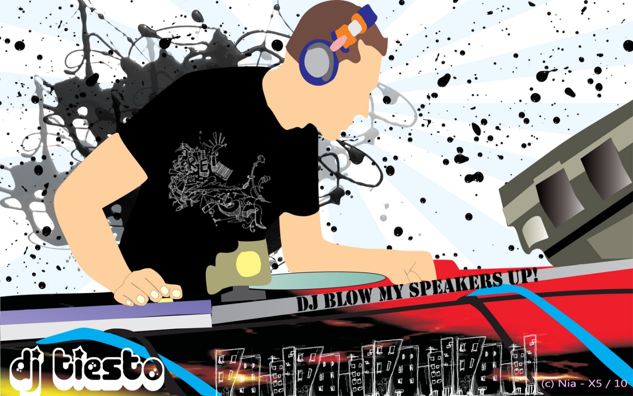 Dj, Blow My Speakers Up wallpaper, music and dance wallpaper