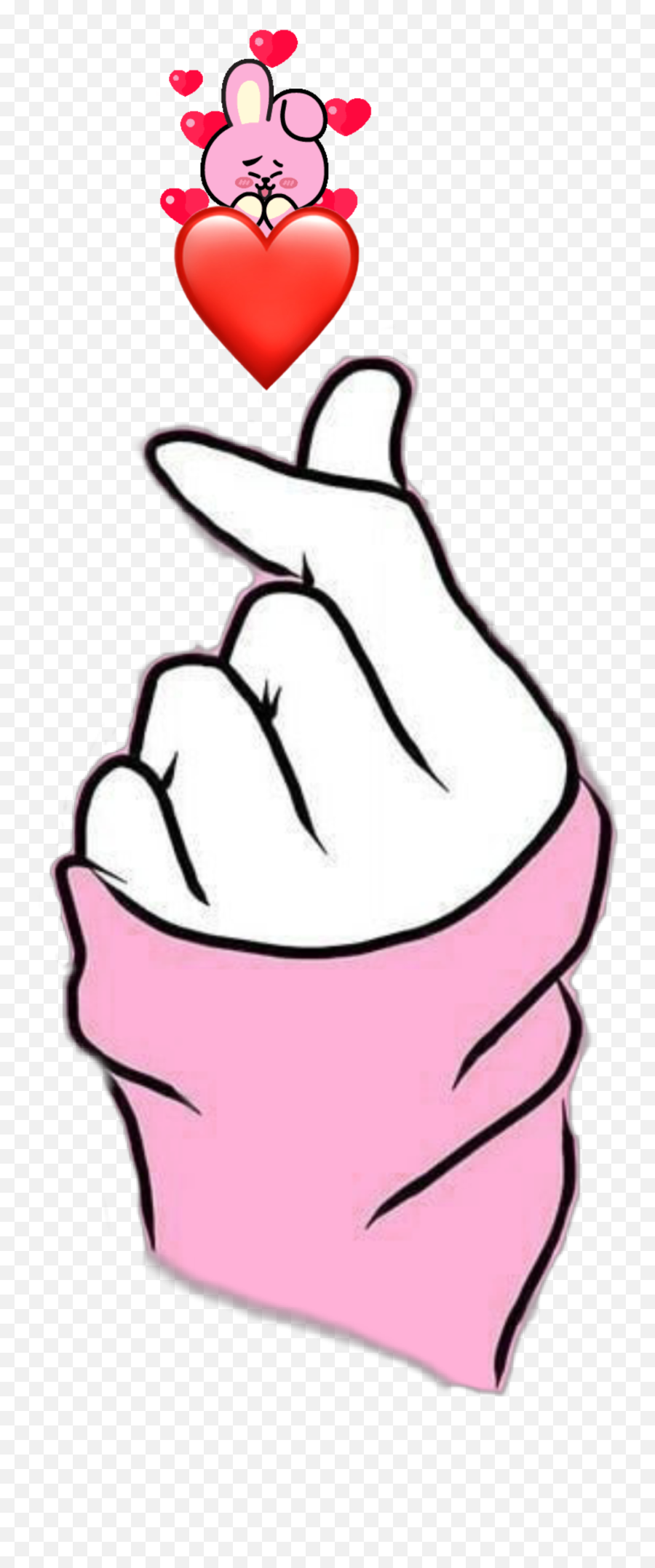 The Most Edited Wallpaper Cute Girly Emoji, Korean Finger Heart Emoticon Emoji PNG Image