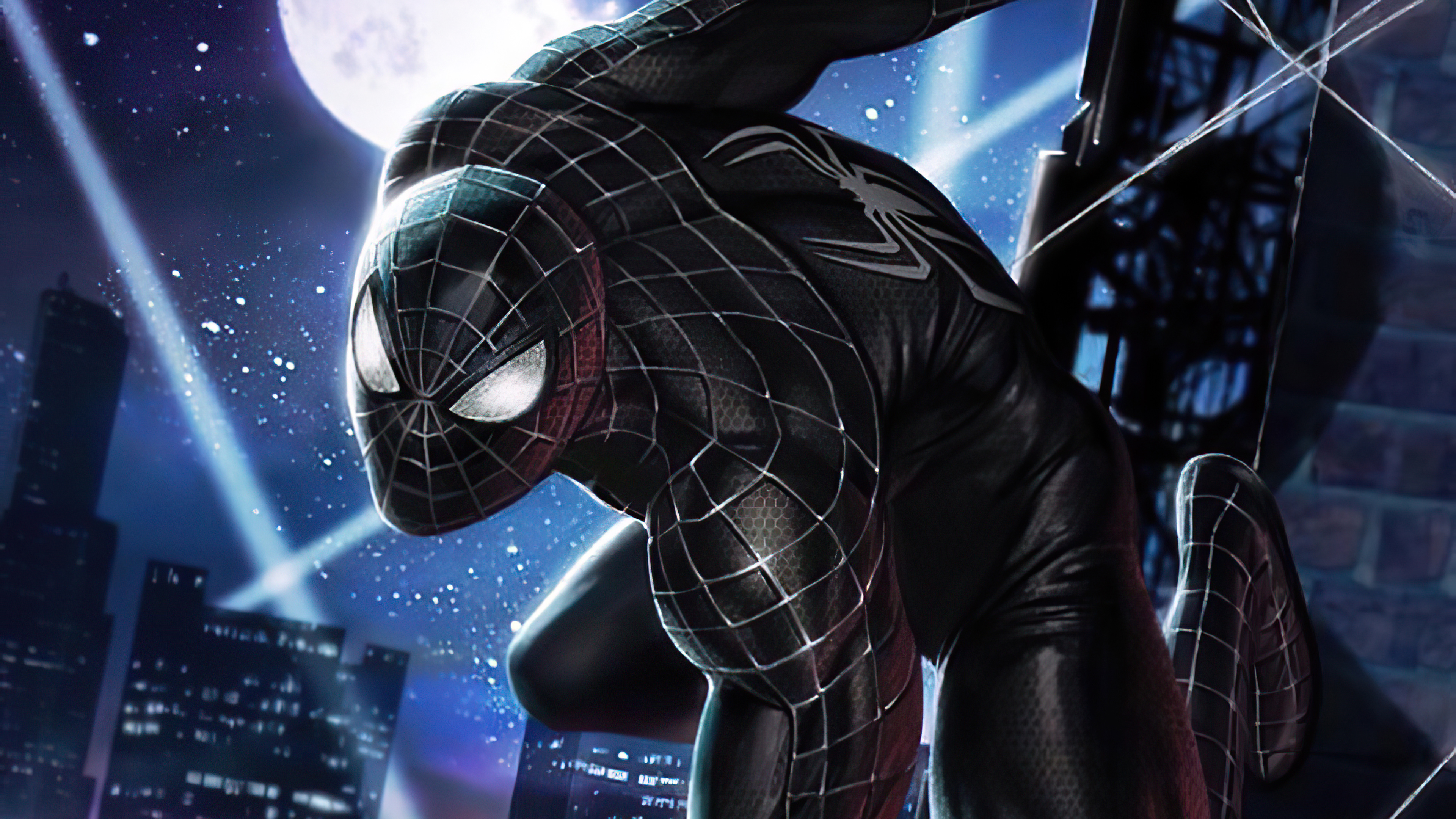 Black Spider Man 4k HD Superheroes, 4k Wallpaper, Image, Background, Photo and Picture