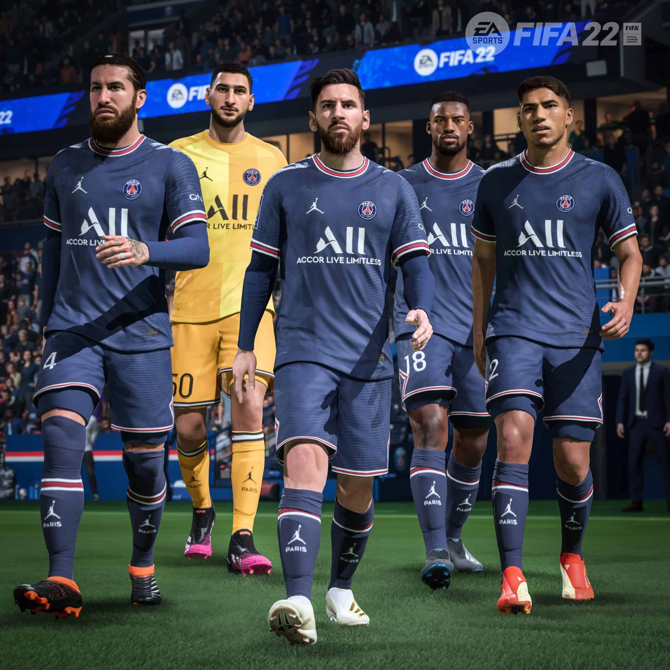 FIFA 22: EA Sports celebrates the transfer of Messi to PSG. FifaUltimateTeam.it