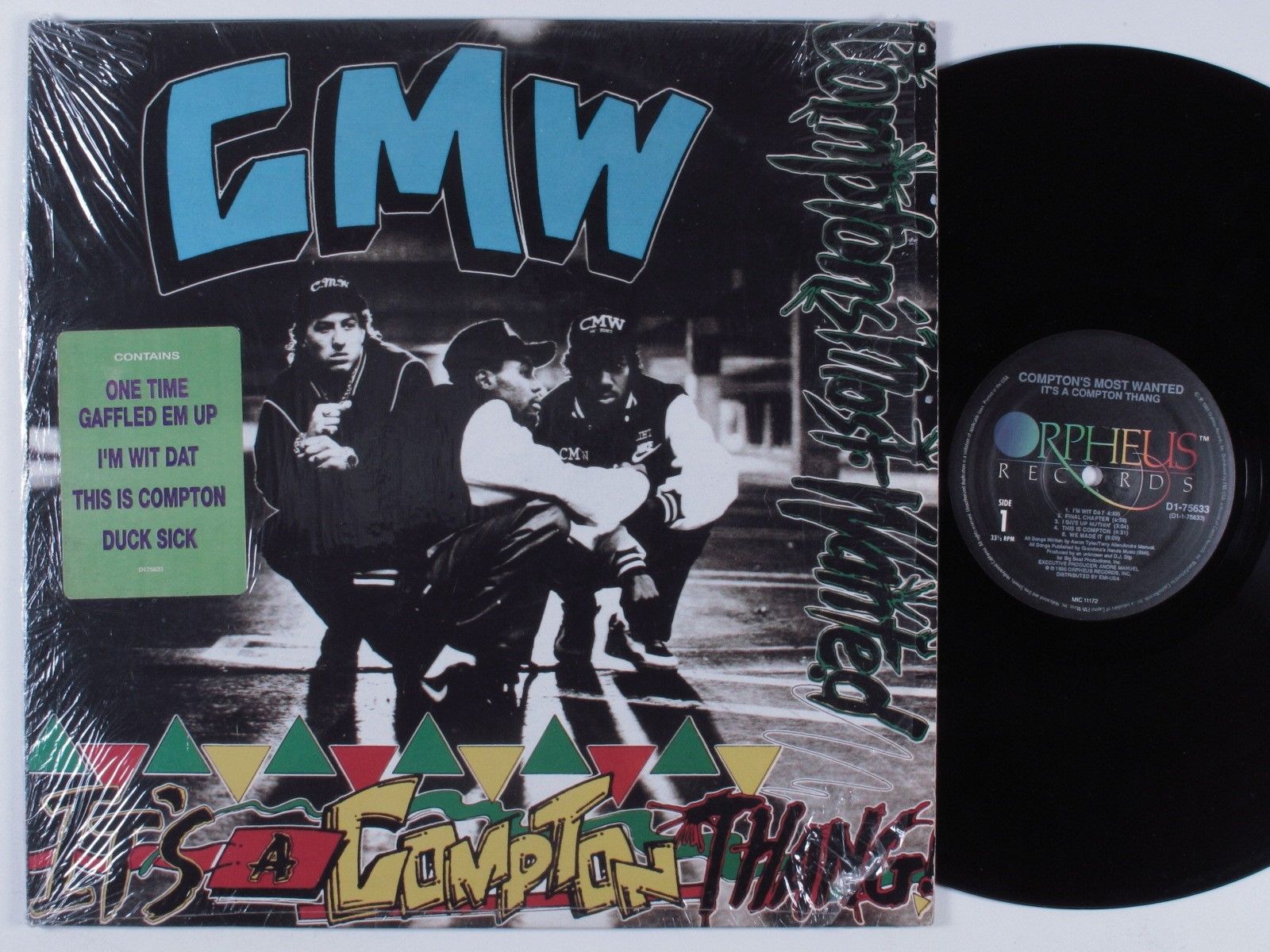 popsike.com MOST WANTED CMW It's A Compton Thang ORPHEUS LP SHRINK