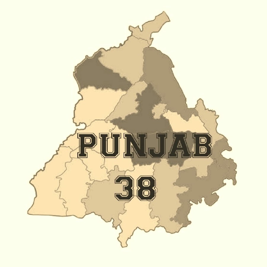 ਪੰਜਾਬ/Punjab Map outline