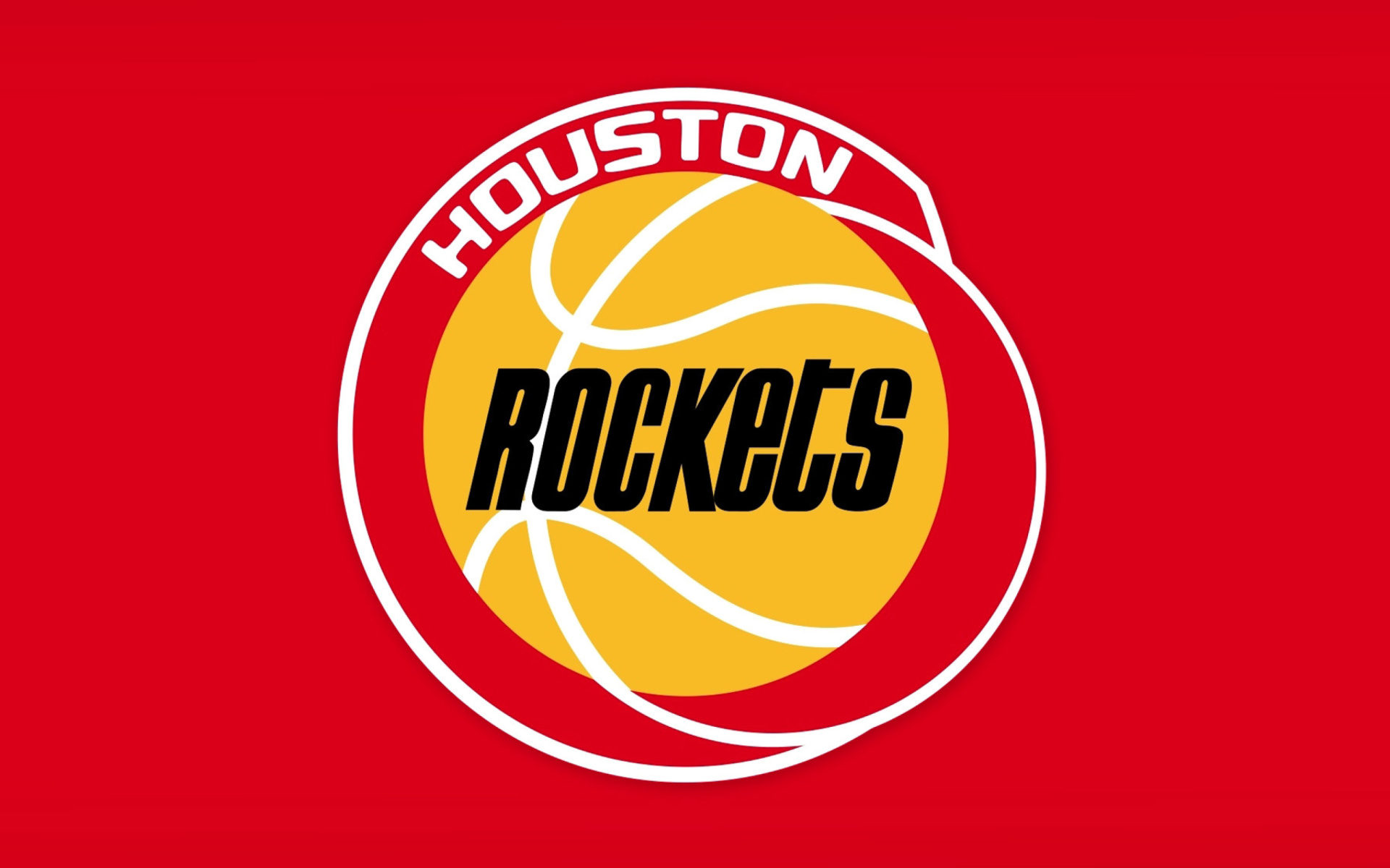 Houston Rockets Logo Wallpaper for Widescreen Desktop PC 1920x1080 Full HD
