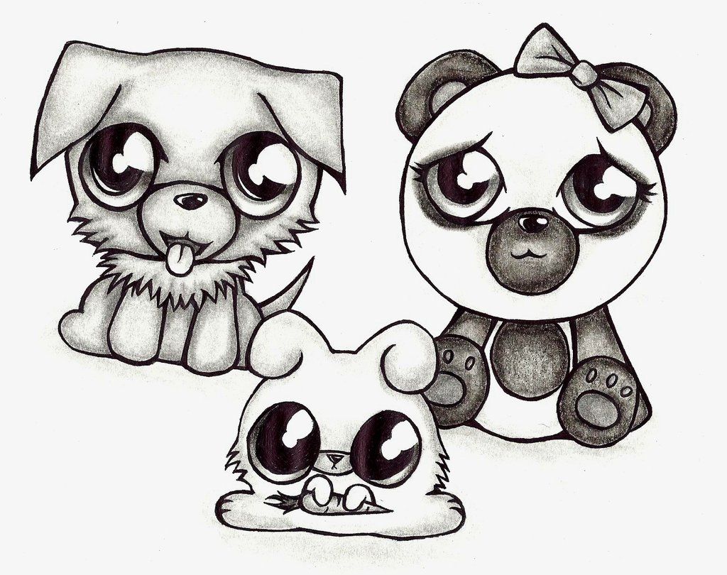 Cute AnimalsWhat is your favorite  Cute small drawings Cute easy  drawings Easy animal drawings