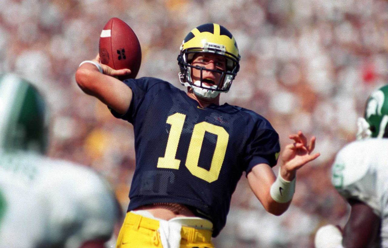 Never forget Tom Brady's career began and nearly ended at Michigan