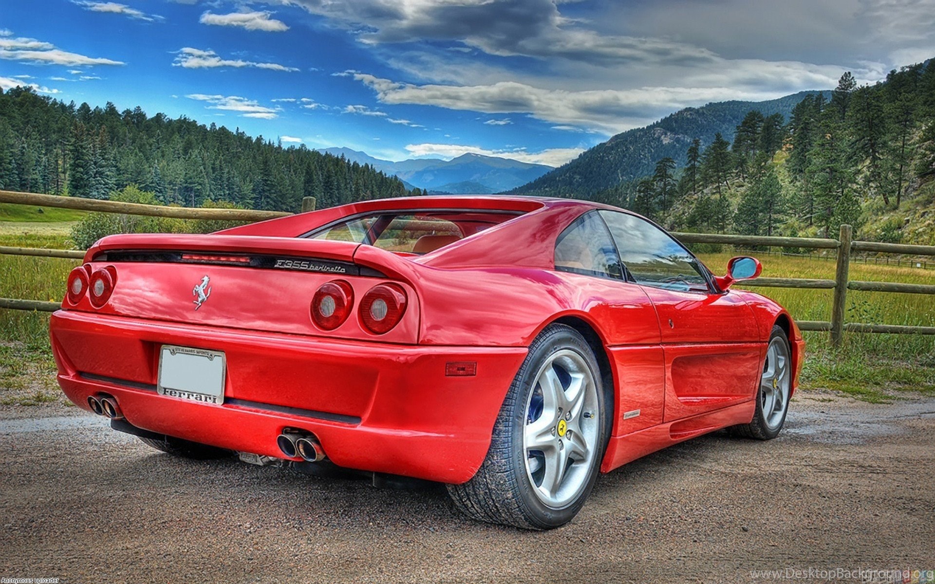 Ferrari F355 Free Car Wallpaper HD Desktop Background