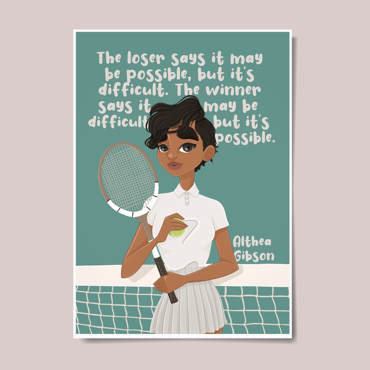 Althea Gibson Wall Art