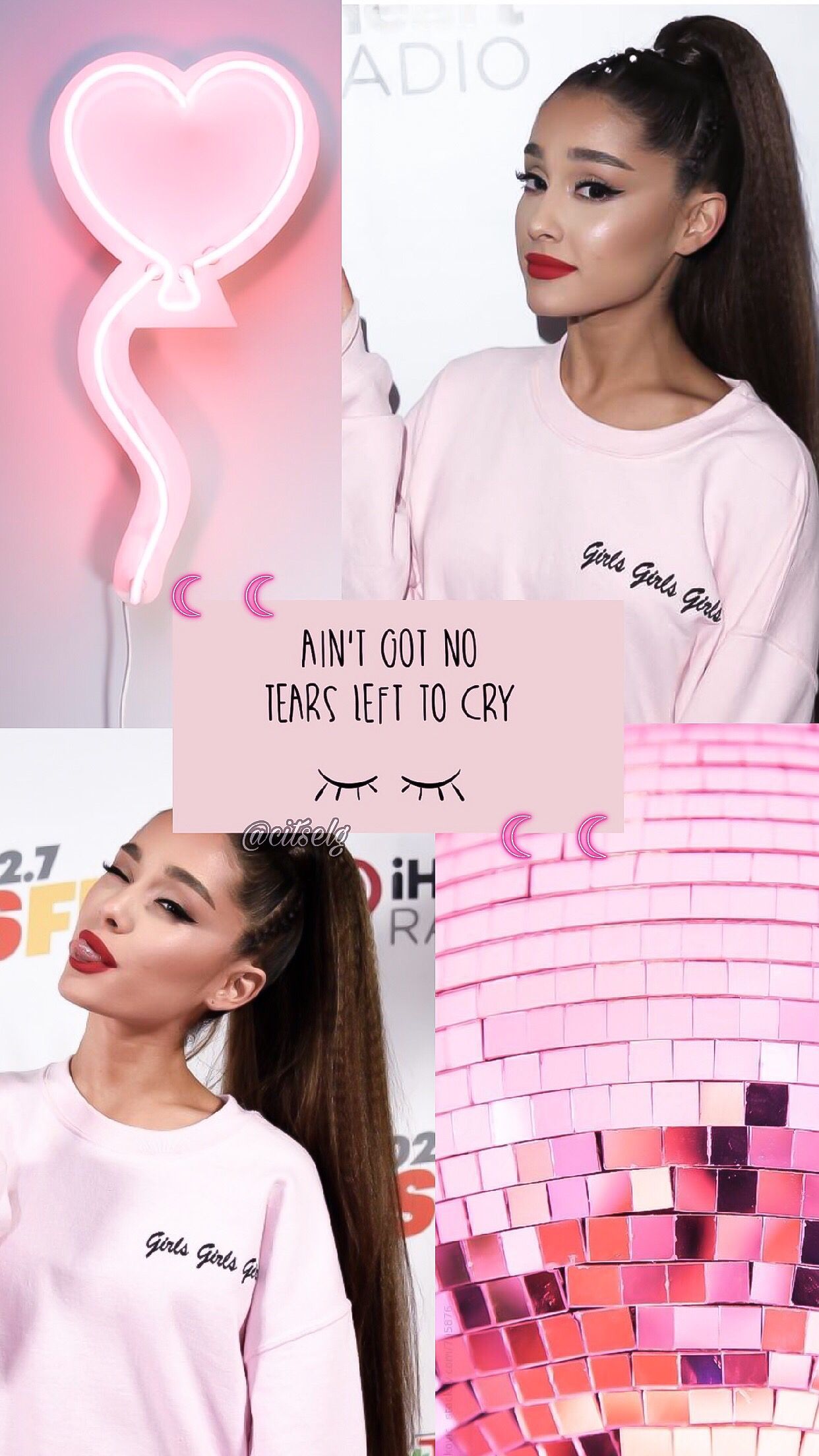 Ariana grande Pink wallpaper