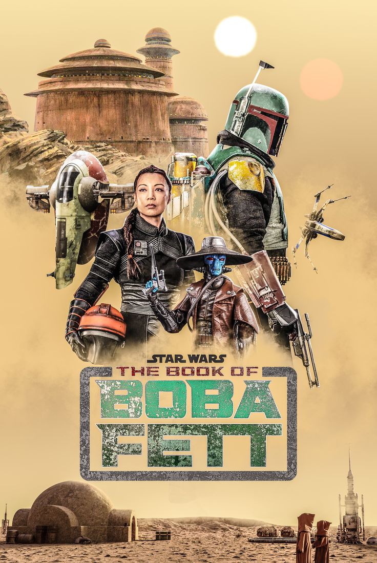 The Book of Boba Fett Poster, Roberto Chávez. Star wars drawings, Star wars background, Star wars image