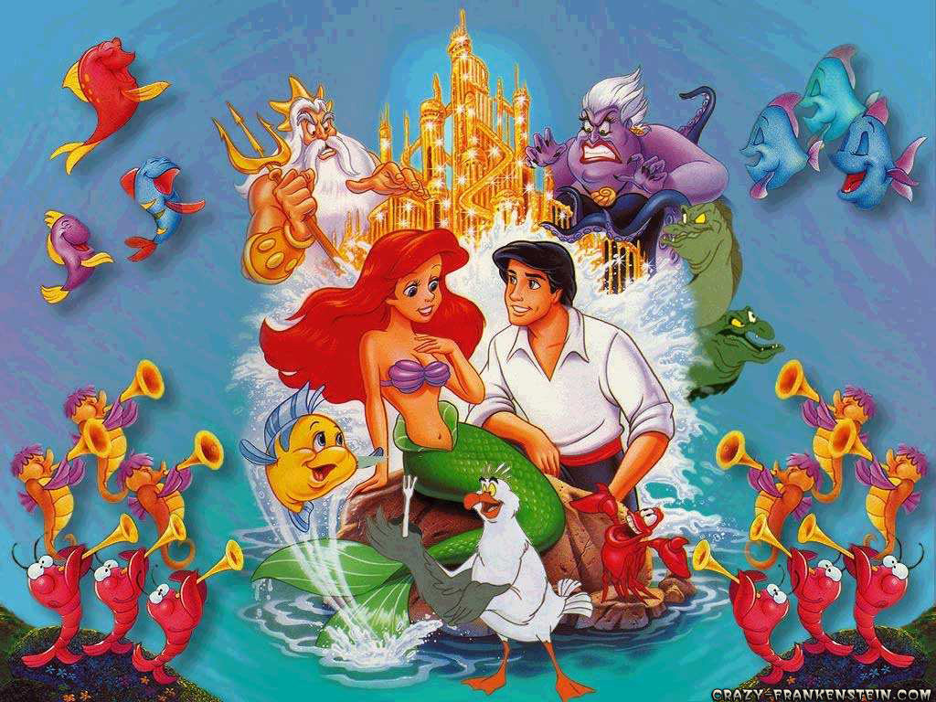 Little Mermaid Triton Wallpaper