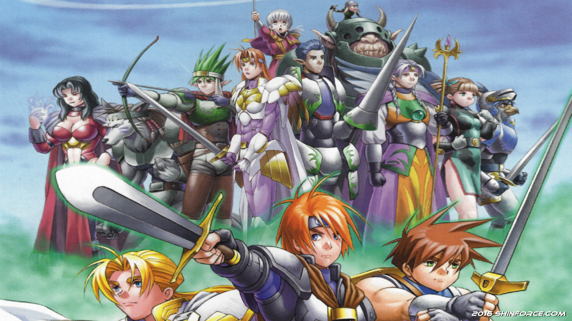 Shining force. Шининг Форс герои. Shining Force 3 Sega. Shining Force 1-2. Shining Force Neo.