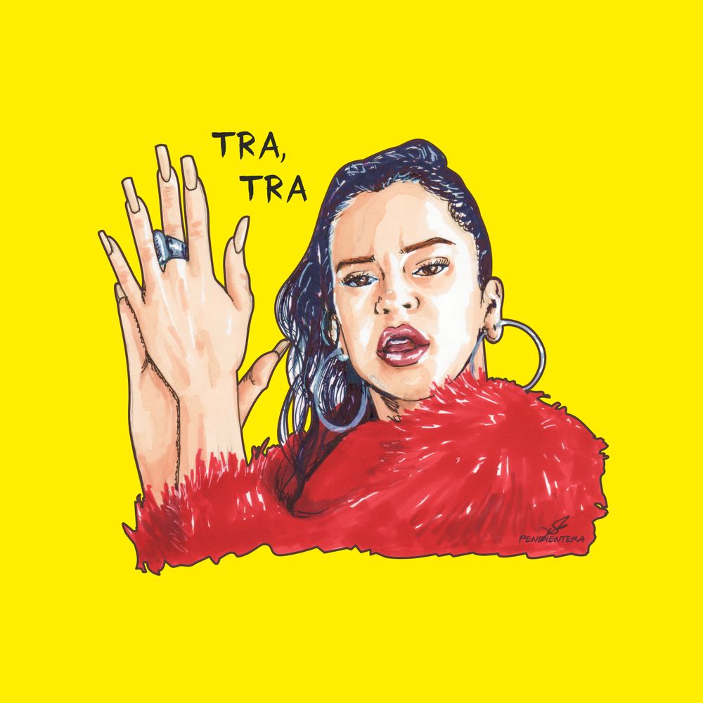 Rosalia TRA, TRA Sticker by Pendientera. Art, Funny iphone wallpaper, Art inspiration